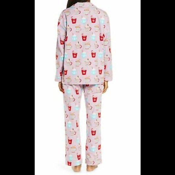 PJ Salvage NWOT Cozy Vibes Cocoa Flannel Pajamas S - Picture 4 of 10